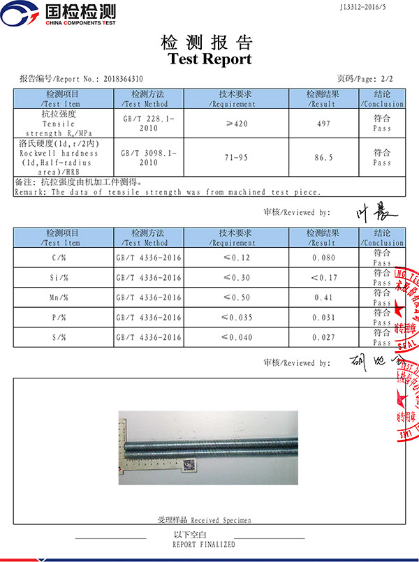 thread rod test report-2